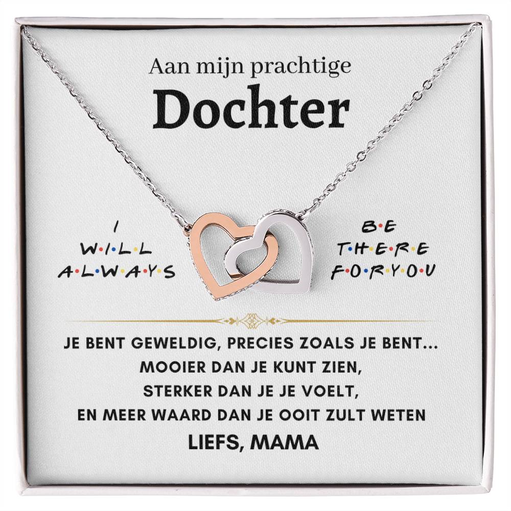 Dochter - Liefs, mama- Hartenketting 22
