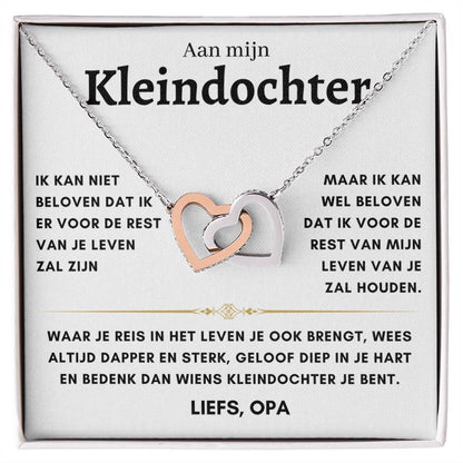 Kleindochter - Hartenketting - Liefs, opa
