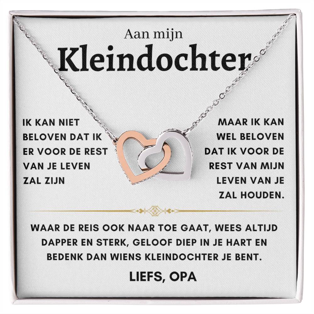 Kleindochter - Hartenketting - Liefs, opa