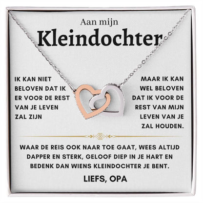 Kleindochter - Hartenketting - Liefs, opa