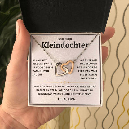 Kleindochter - Hartenketting - Liefs, opa