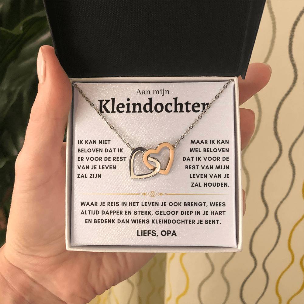 Kleindochter - Hartenketting - Liefs, opa