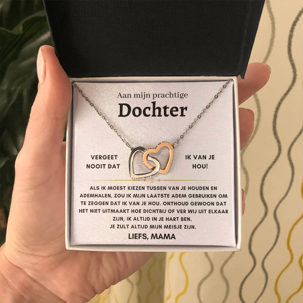 Dochter - Liefs, mama- Hartenketting - 11