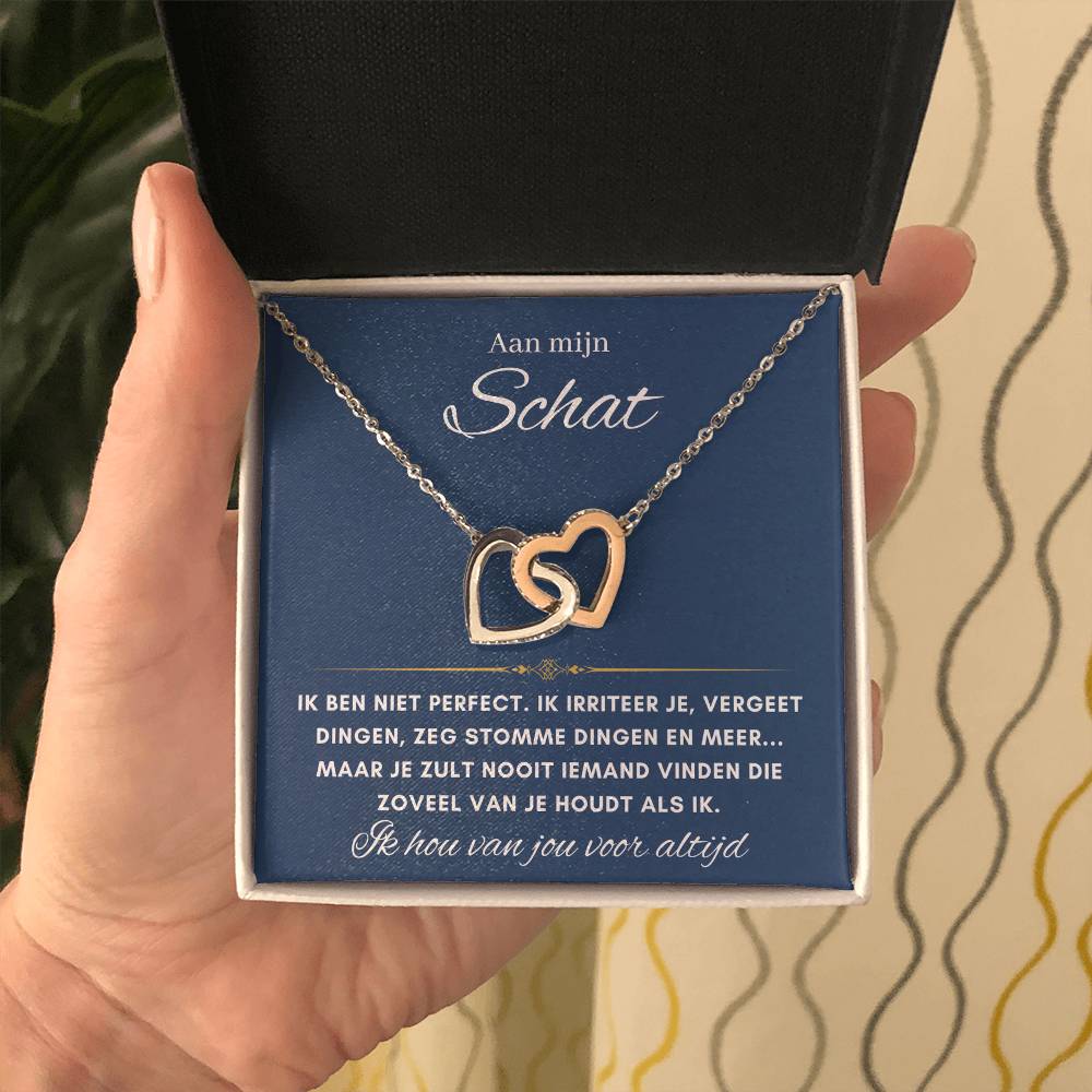 Aan mijn schat - Harten ketting