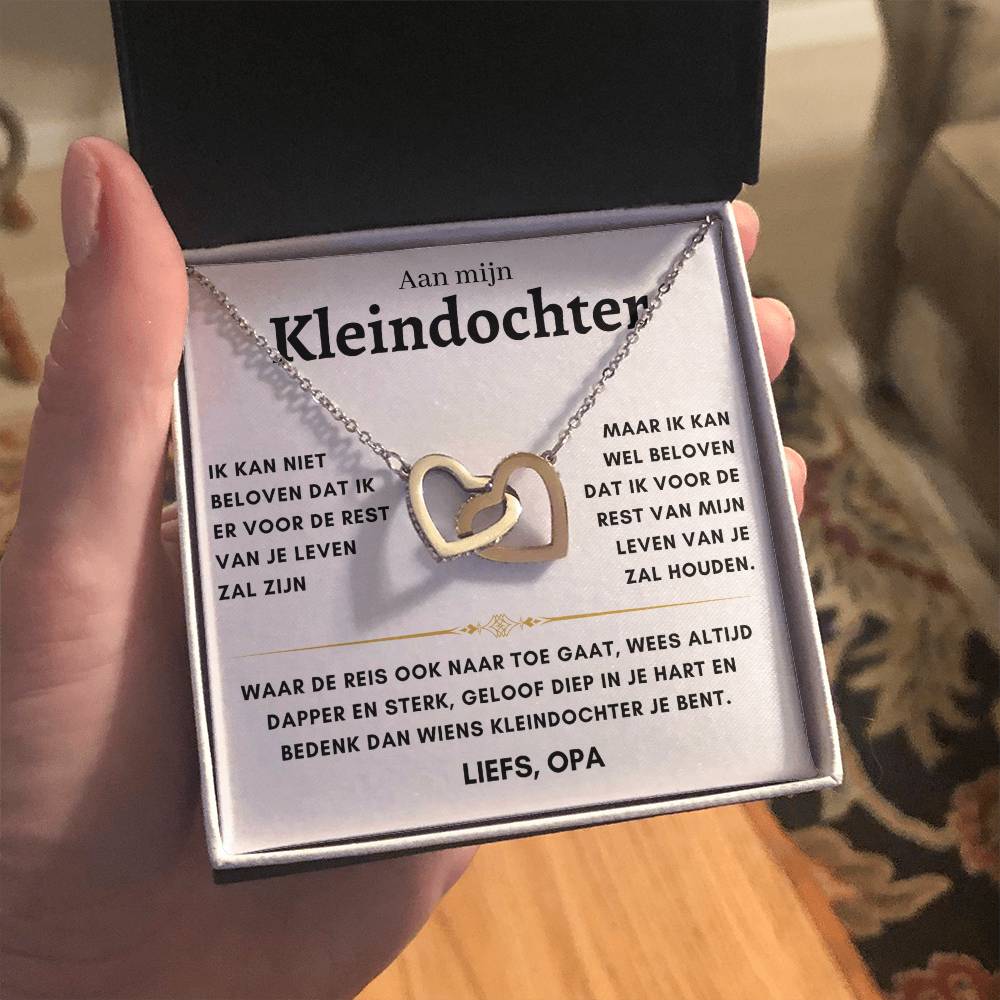 Kleindochter - Hartenketting - Liefs, opa