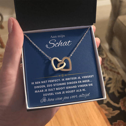 Aan mijn schat - Harten ketting