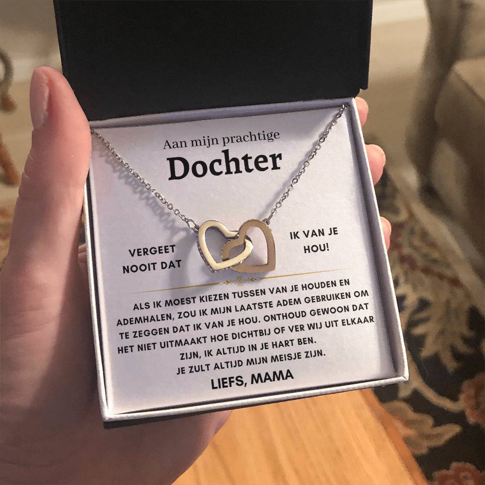 Dochter - Liefs, mama- Hartenketting - 11