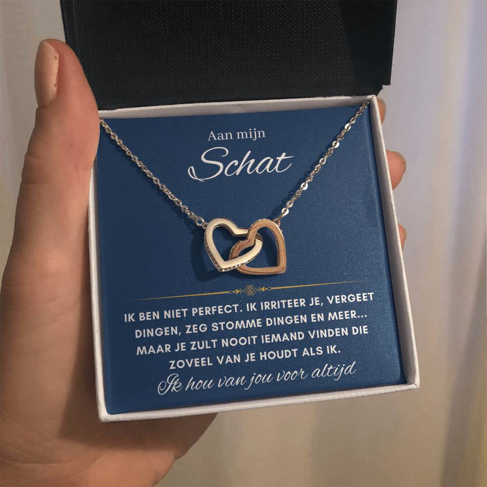 Aan mijn schat - Harten ketting