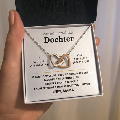 Dochter - Liefs, mama- Hartenketting 22