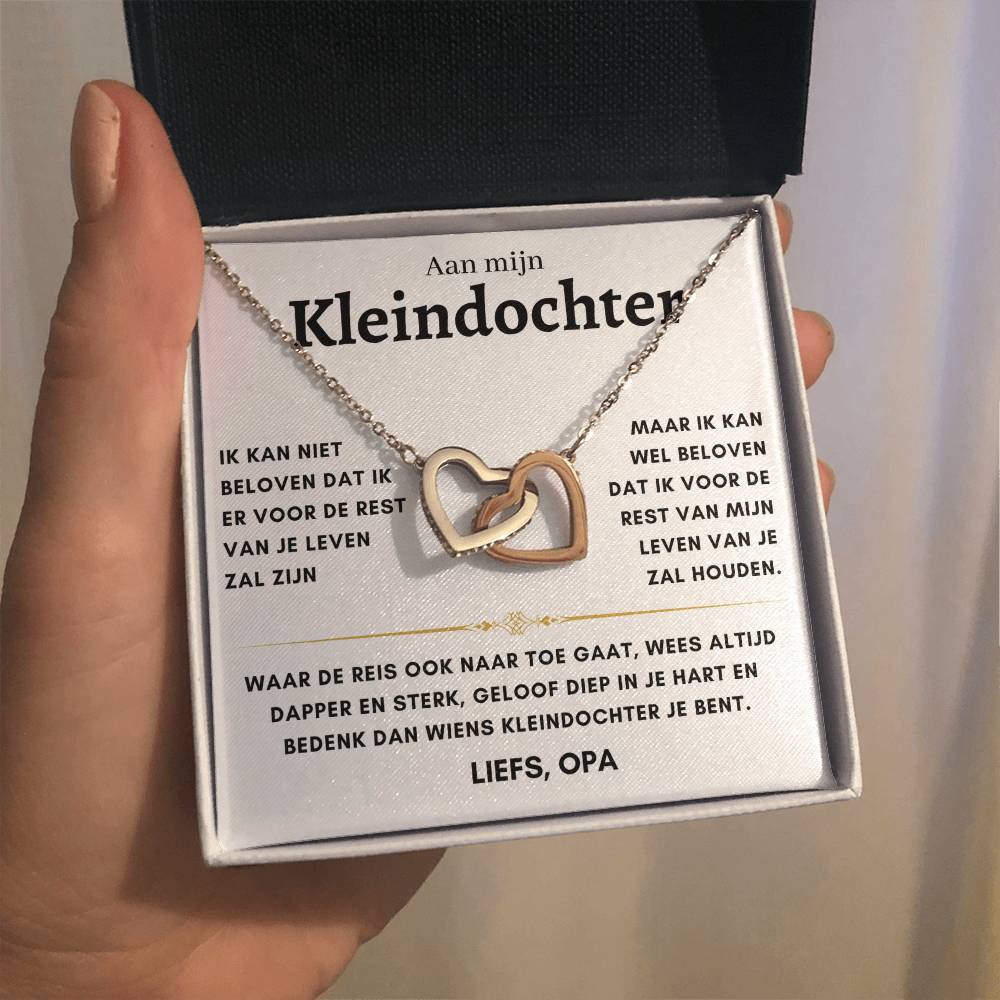 Kleindochter - Hartenketting - Liefs, opa