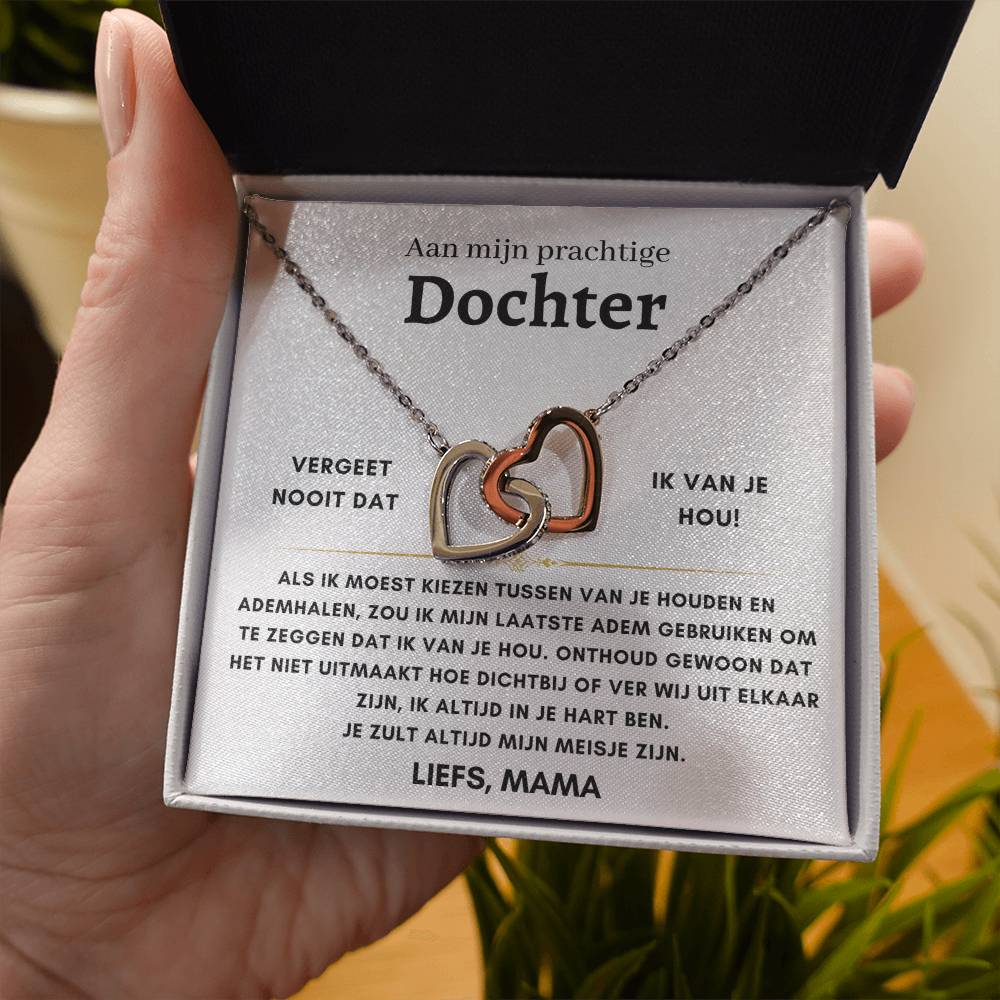 Dochter - Liefs, mama- Hartenketting - 11