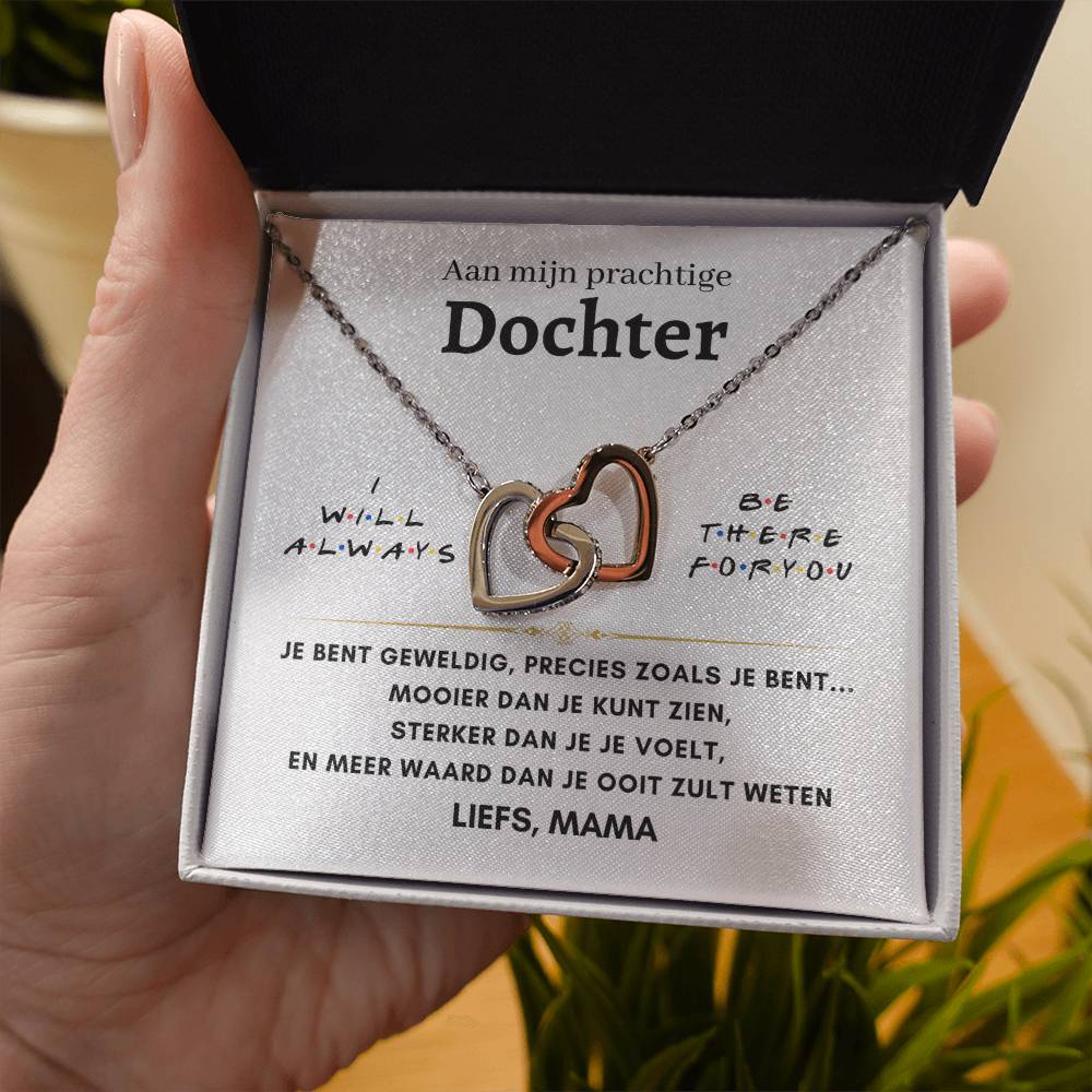 Dochter - Liefs, mama- Hartenketting 22