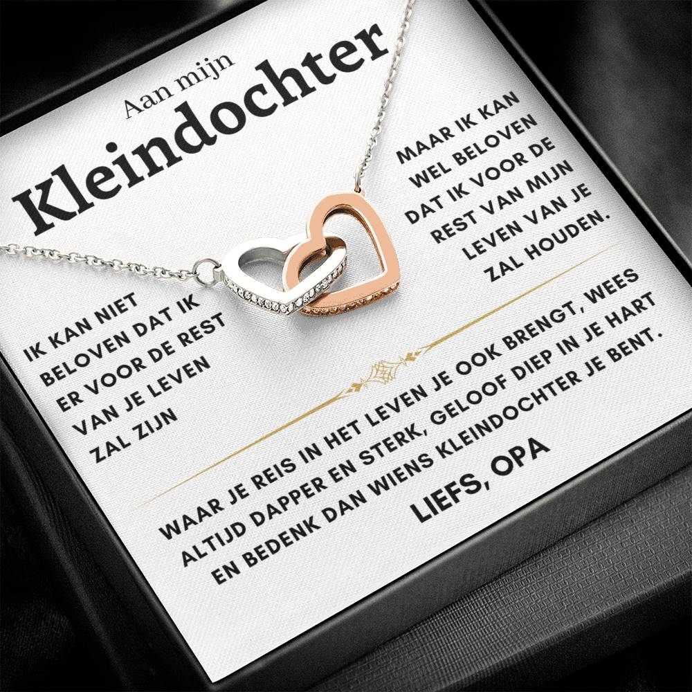 Kleindochter - Hartenketting - Liefs, opa