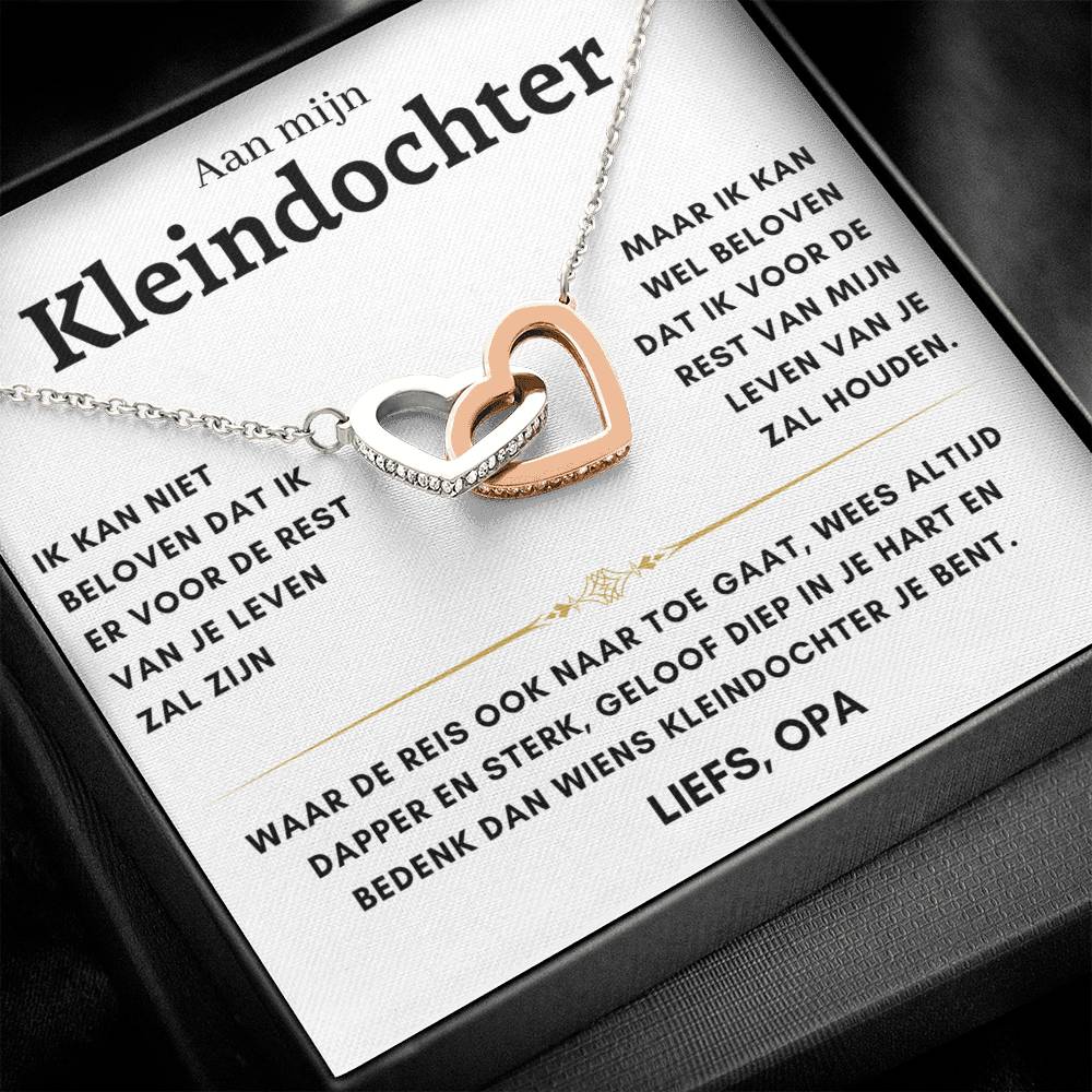 Kleindochter - Hartenketting - Liefs, opa