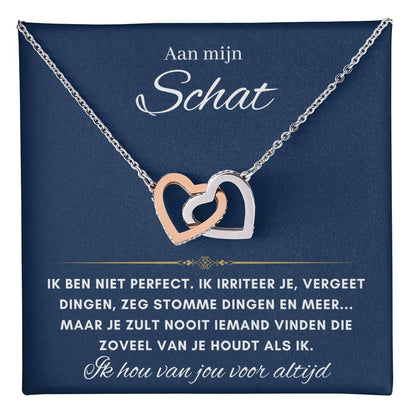 Aan mijn schat - Harten ketting