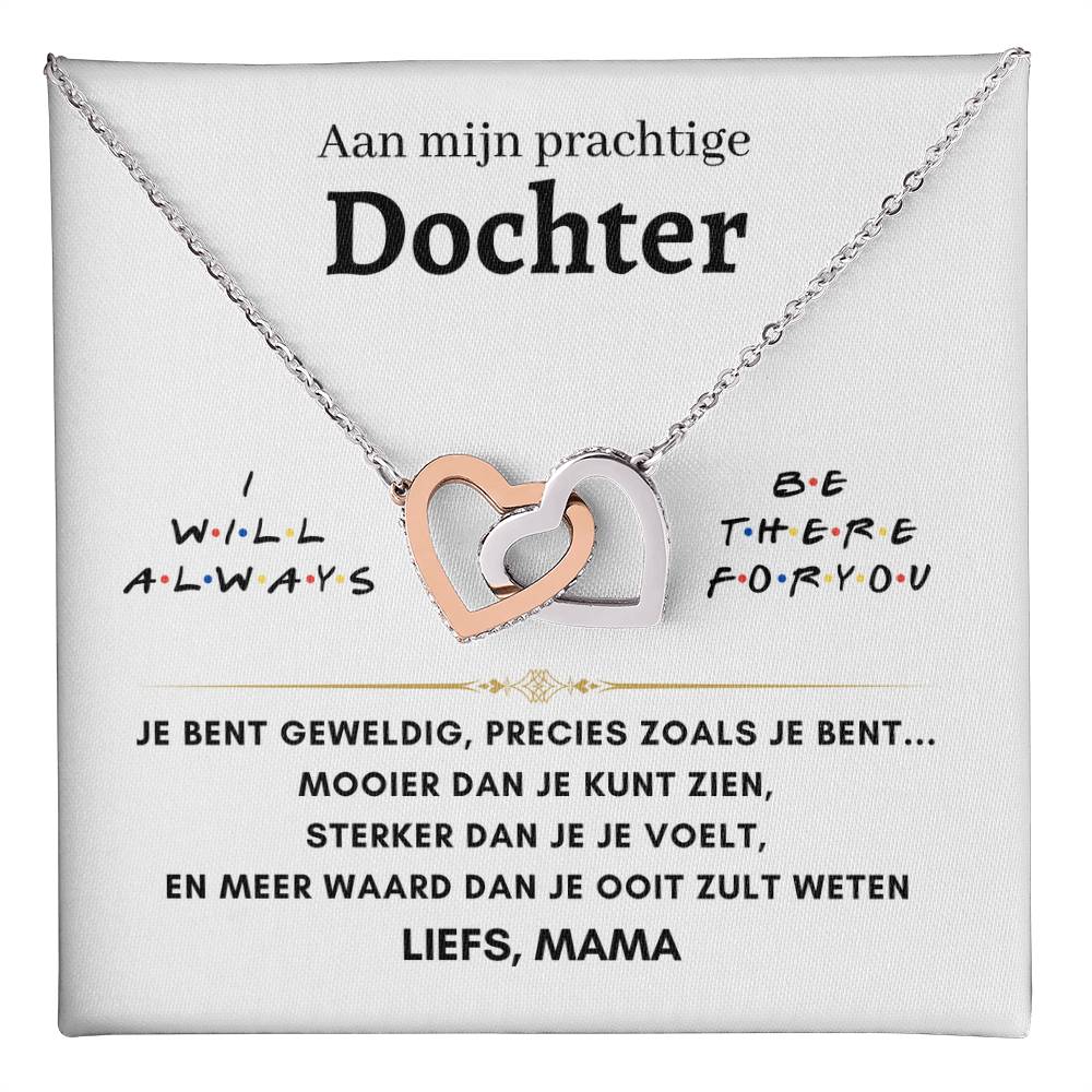 Dochter - Liefs, mama- Hartenketting 22