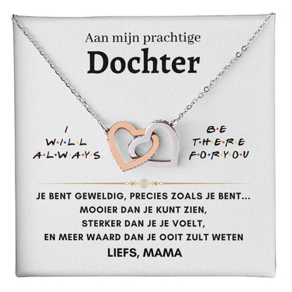 Dochter - Liefs, mama- Hartenketting 22