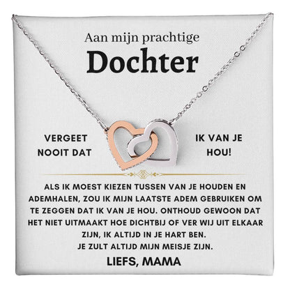 Dochter - Liefs, mama- Hartenketting - 11
