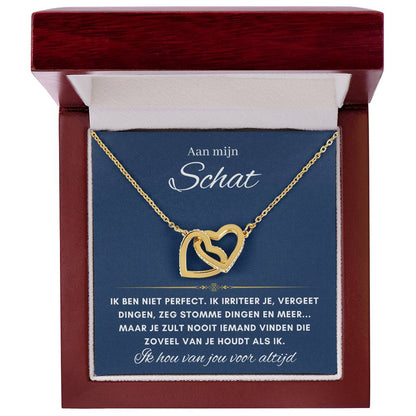 Aan mijn schat - Harten ketting
