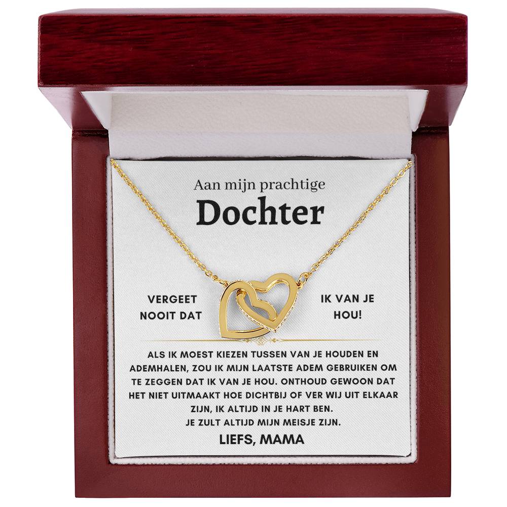 Dochter - Liefs, mama- Hartenketting - 11