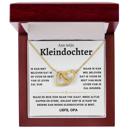 Kleindochter - Hartenketting - Liefs, opa