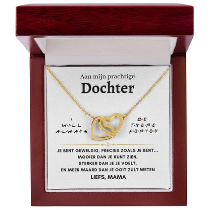 Dochter - Liefs, mama- Hartenketting 22