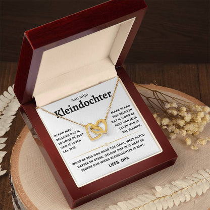 Kleindochter - Hartenketting - Liefs, opa