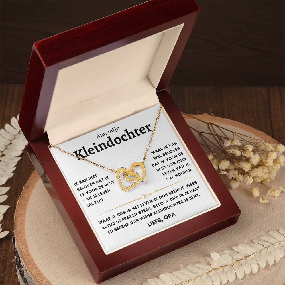 Kleindochter - Hartenketting - Liefs, opa