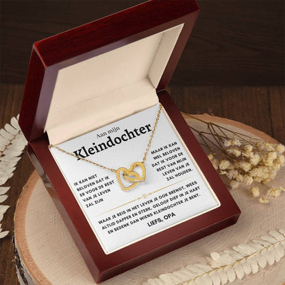 Kleindochter - Hartenketting - Liefs, opa