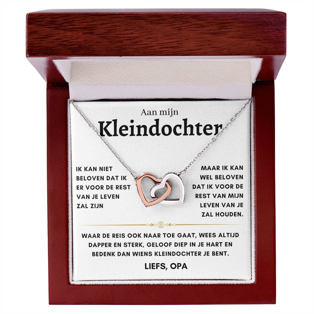 Kleindochter - Hartenketting - Liefs, opa