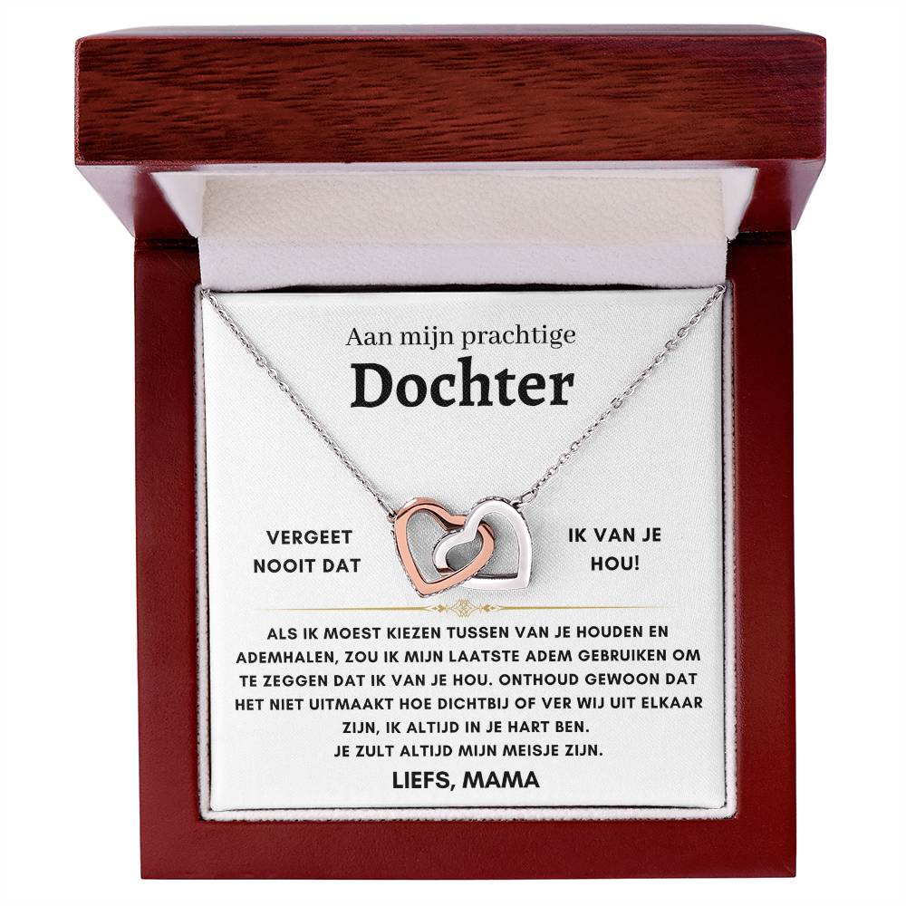 Dochter - Liefs, mama- Hartenketting - 11