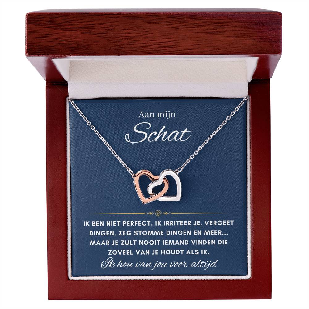 Aan mijn schat - Harten ketting