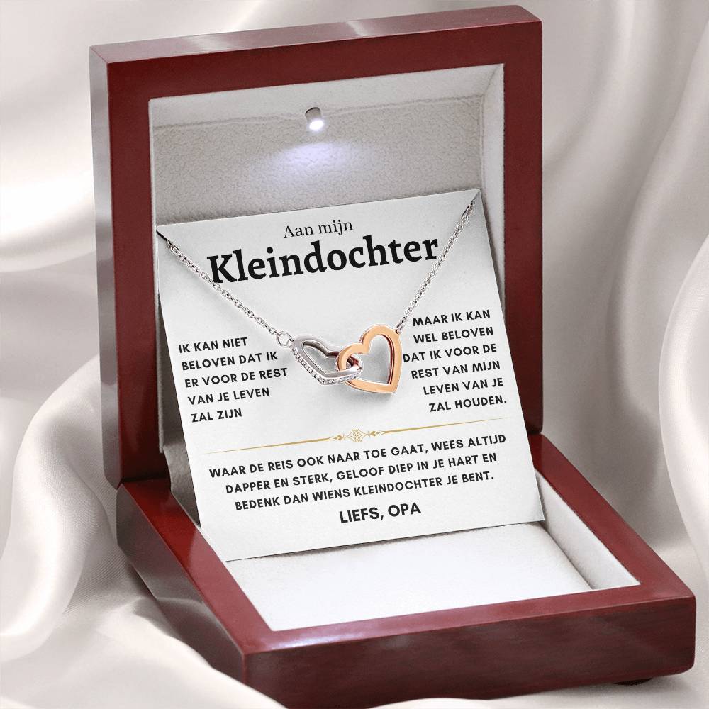 Kleindochter - Hartenketting - Liefs, opa