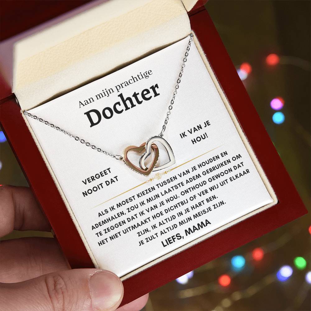 Dochter - Liefs, mama- Hartenketting - 11