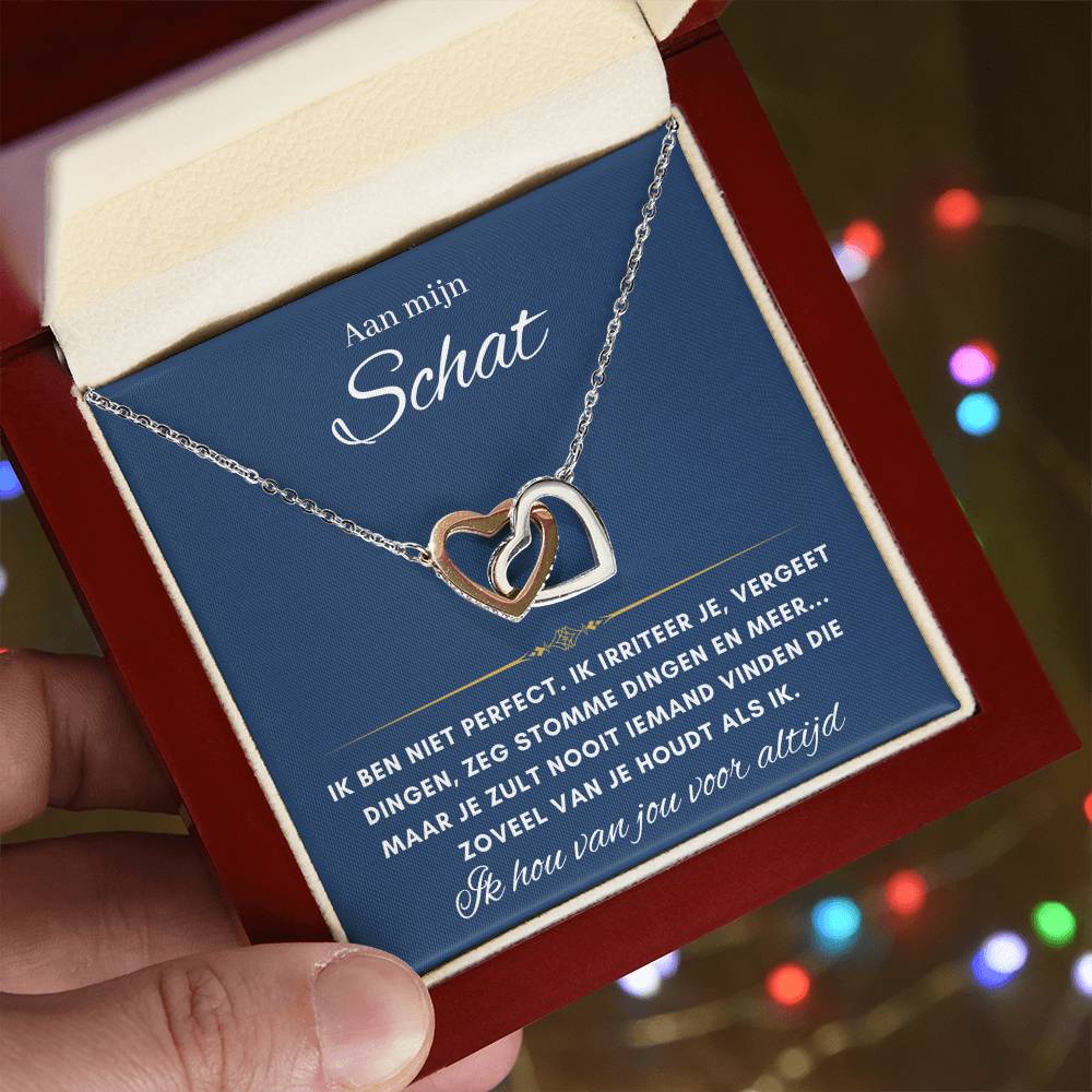 Aan mijn schat - Harten ketting