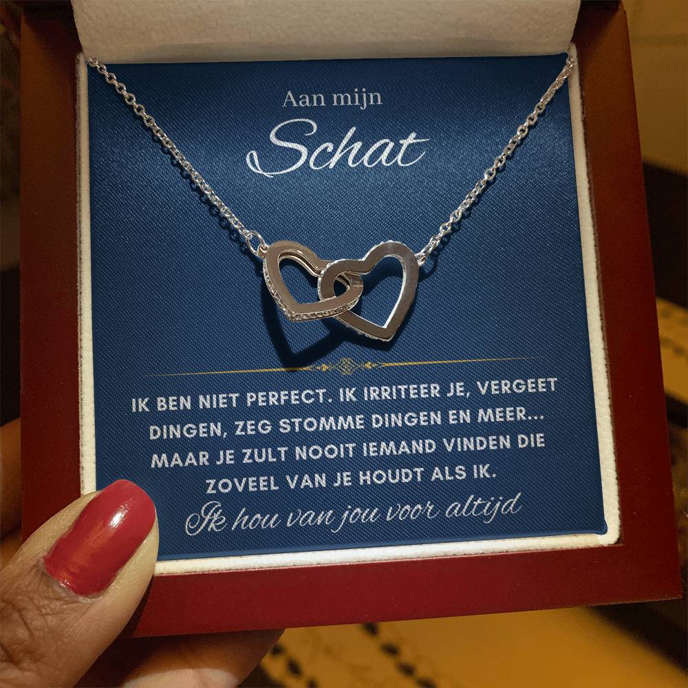 Aan mijn schat - Harten ketting