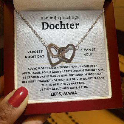 Dochter - Liefs, mama- Hartenketting - 11