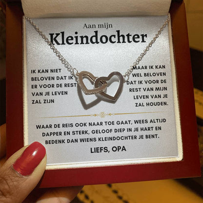 Kleindochter - Hartenketting - Liefs, opa