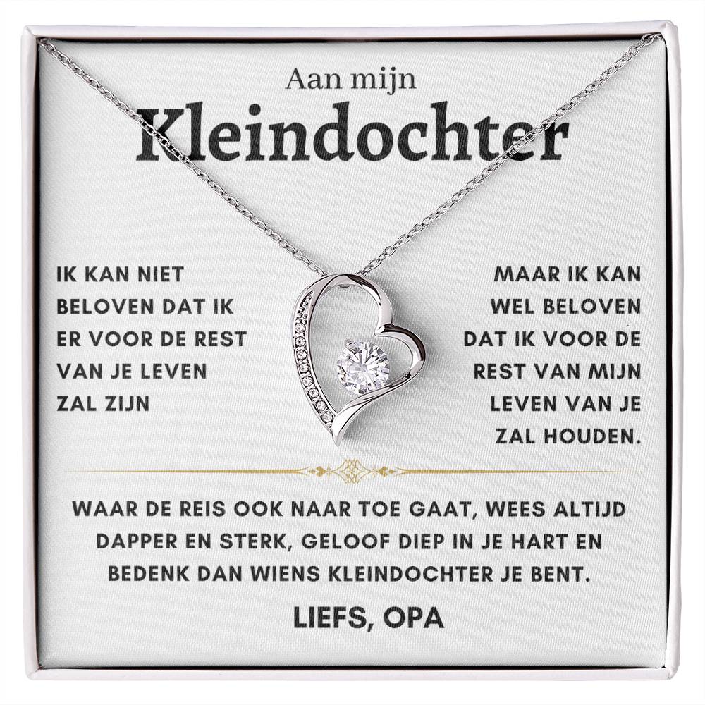 Kleindochter - Hart ketting - Liefs, Opa