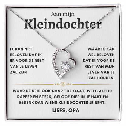 Kleindochter - Hart ketting - Liefs, Opa