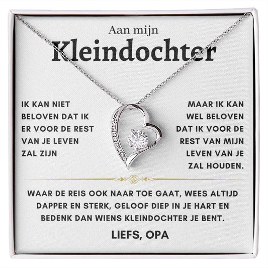 Kleindochter - Hart ketting - Liefs, Opa