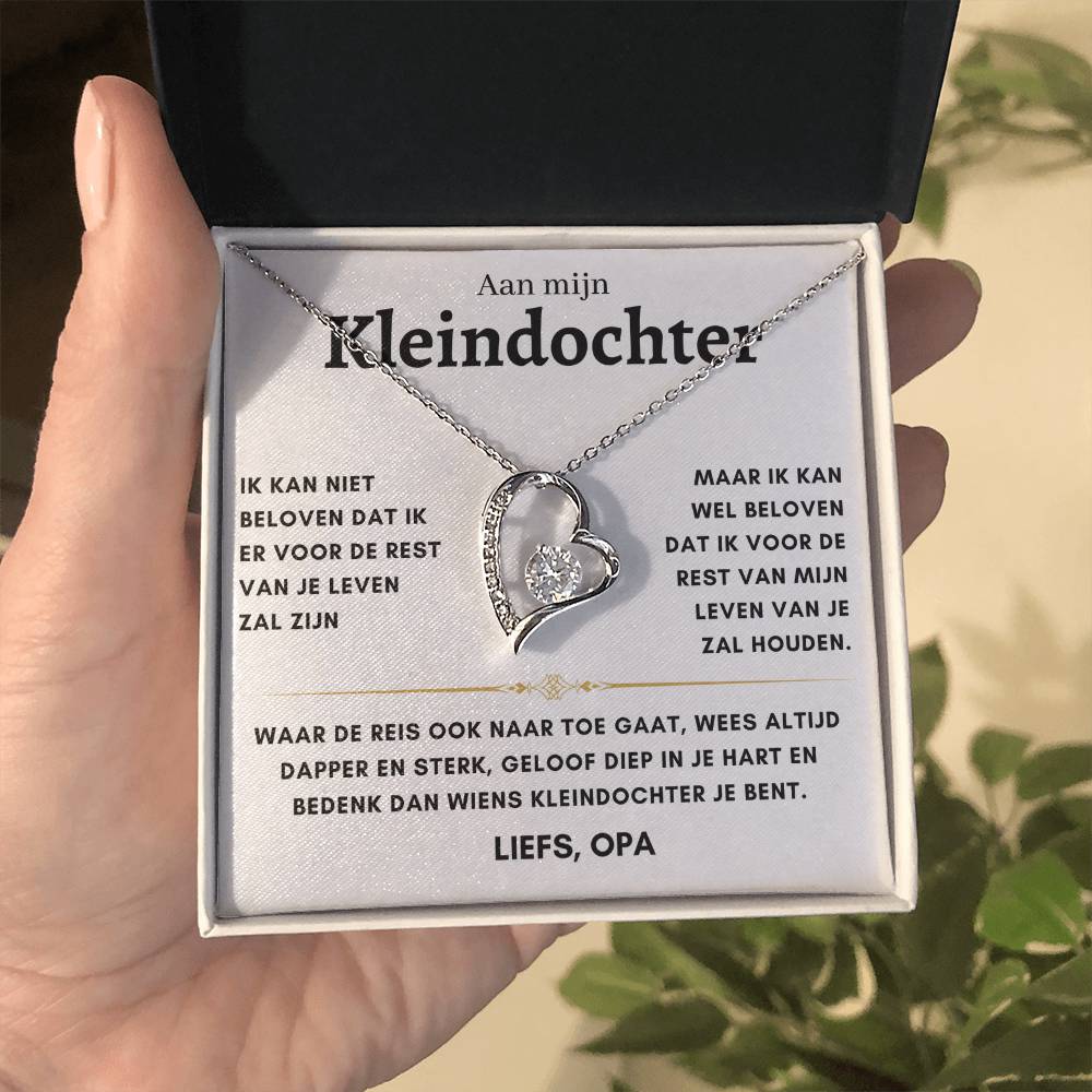 Kleindochter - Hart ketting - Liefs, Opa