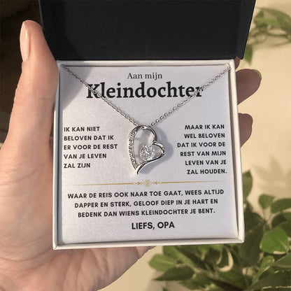 Kleindochter - Hart ketting - Liefs, Opa