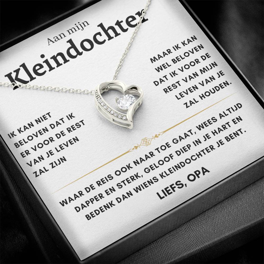 Kleindochter - Hart ketting - Liefs, Opa
