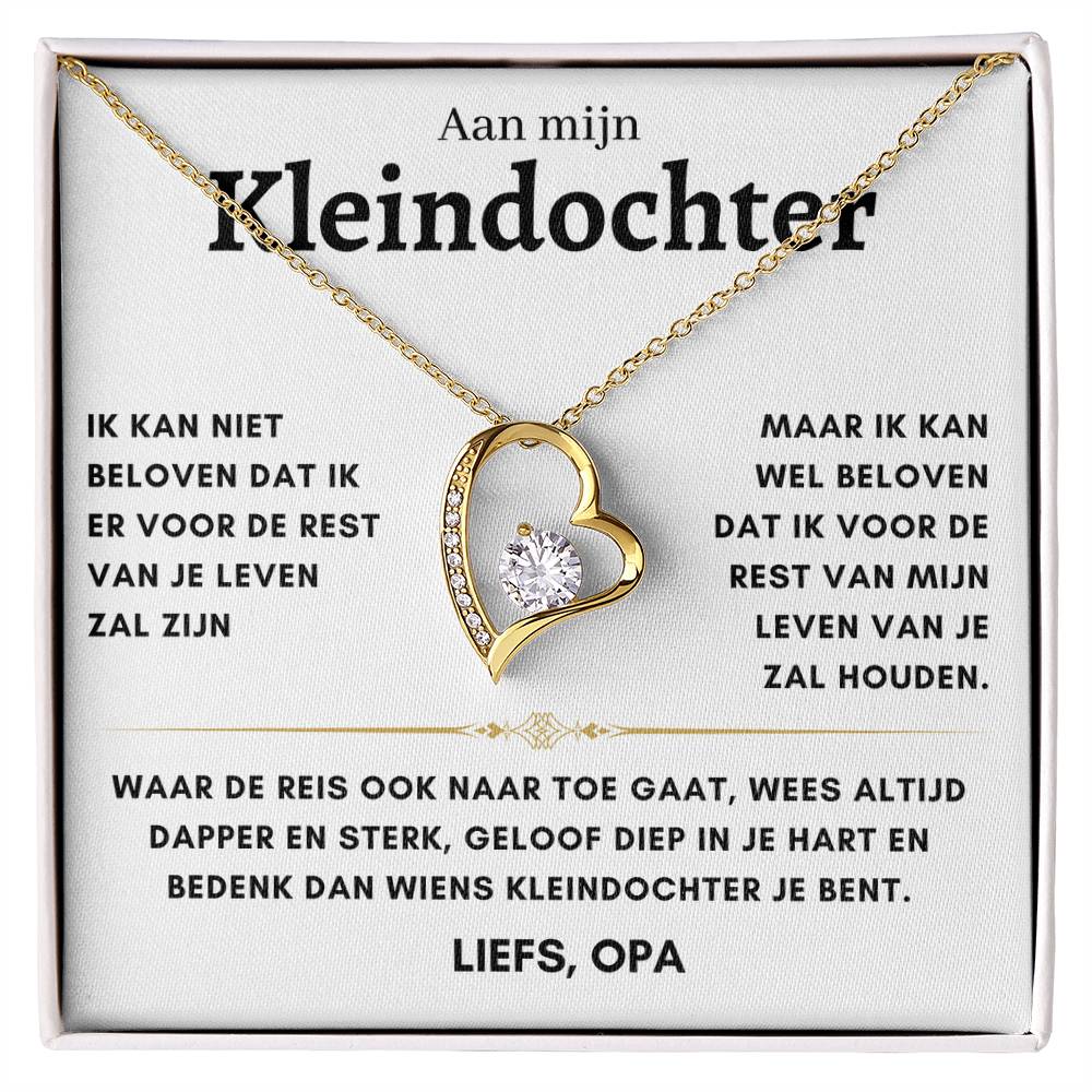 Kleindochter - Hart ketting - Liefs, Opa