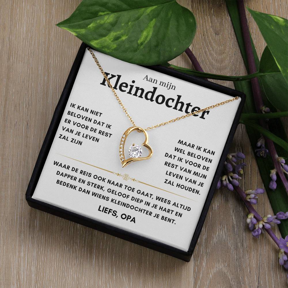 Kleindochter - Hart ketting - Liefs, Opa