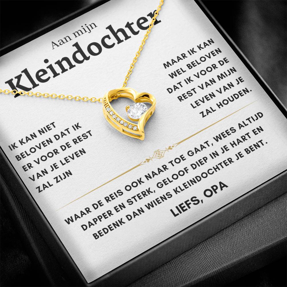 Kleindochter - Hart ketting - Liefs, Opa