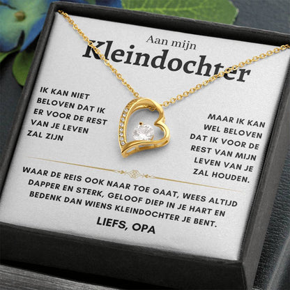 Kleindochter - Hart ketting - Liefs, Opa