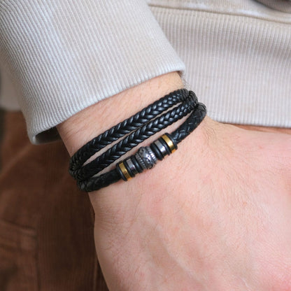 Aan Mijn zoon Armband - Vergeet nooit hoeveel ik van je hou