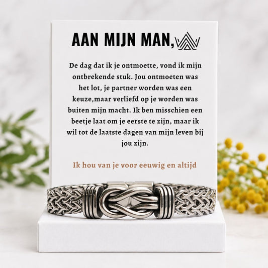 Aan mijn man Armband Delux Infinity